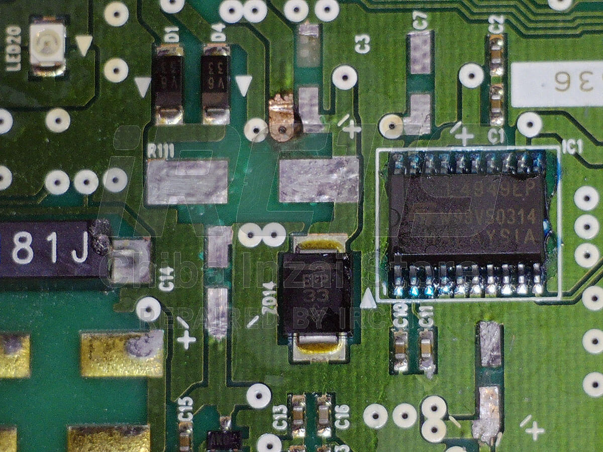炭化除去とクリーニング完了