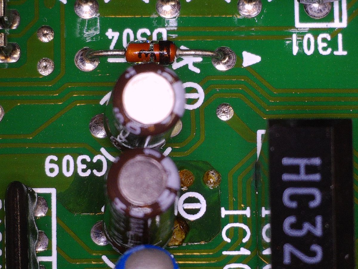 JZX81 ECU ダイオード周辺腐食