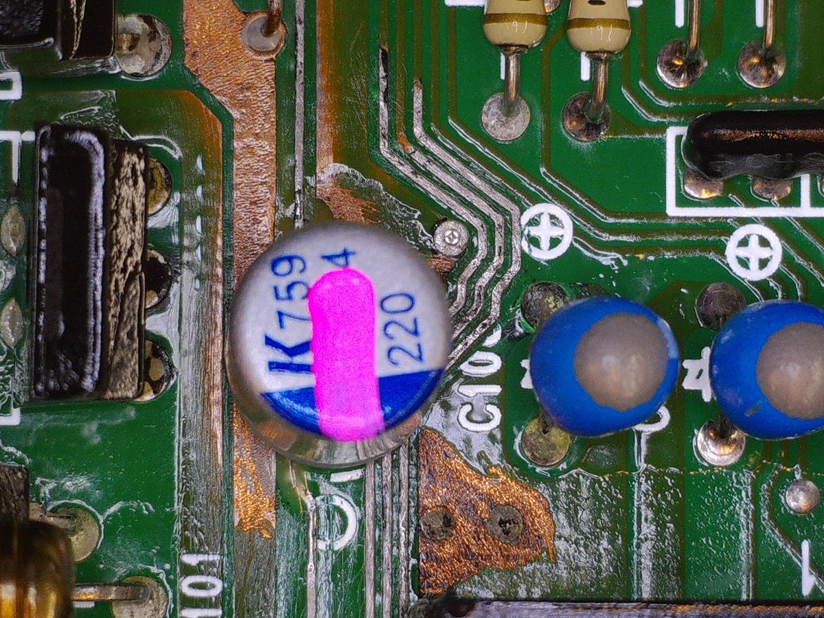 JZX81 ECU コンデンサ交換完了