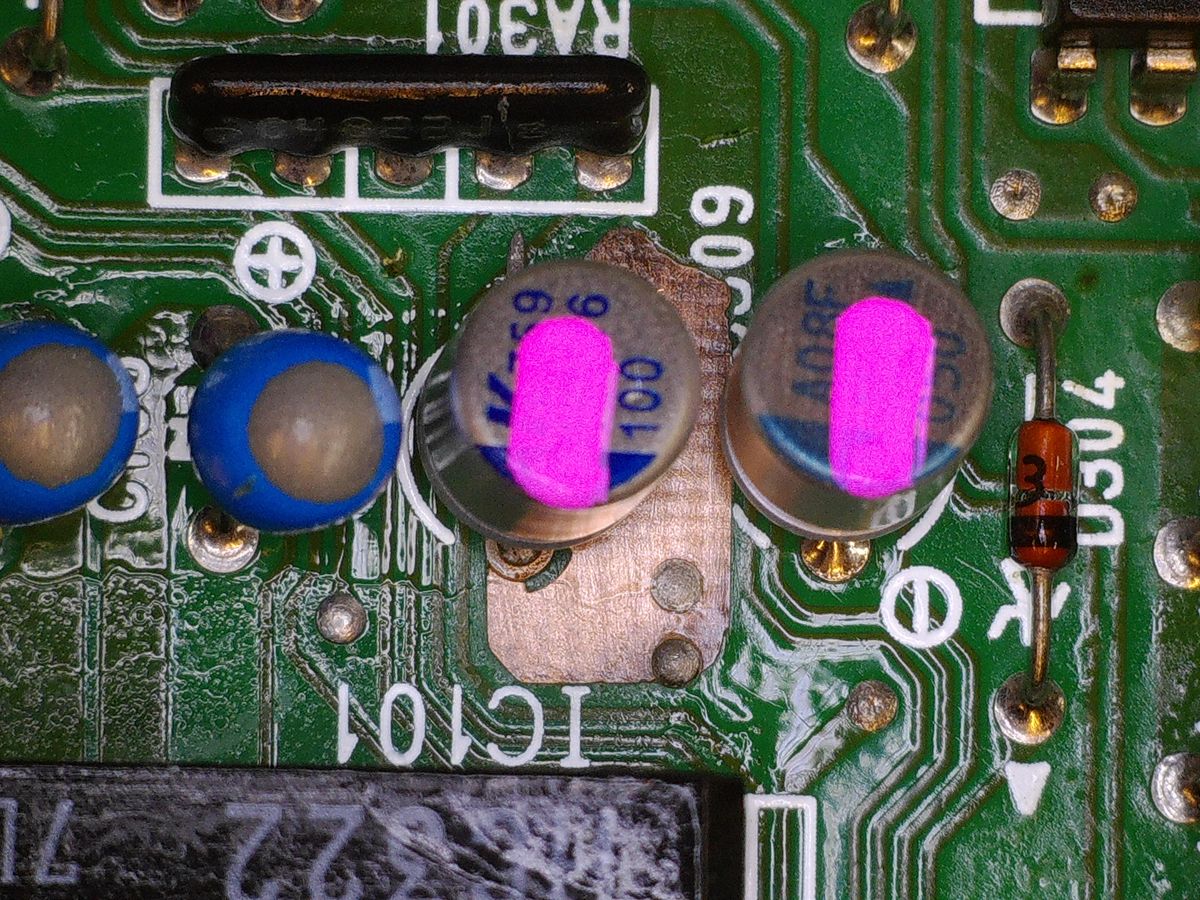 JZX81 ECU 修理完了後の基板